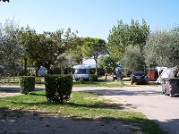 Udsigt til Gardas�en fra vores pladser