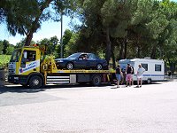 Campingvognen kobles p�