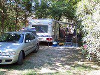 Vores plads p� Camping Karda Beach