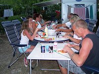 Spise ved Kirsten og John