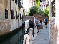 Venedig - under g�turen fra 'Zattere' mod Markuspladsen