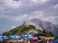 P� toppen af Kehlstein i 1834 meters h�jde