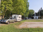 Venter her mens der tjekkes ind p� campingpladsen