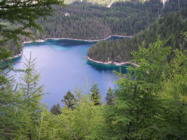 Blindsee ved restaurant Zugspitzblick, Fernpass i �strig