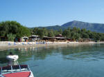 Stranden t�t p� Karda Beach Camping, Dassia, Korfu