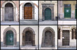 Store døre i huse i Lucca