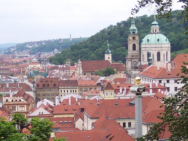 Udsigt fra restaurant, Prag - Maj 2004