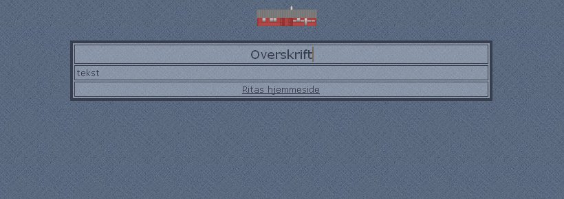 Eksempel p� en side der kan bruges til andre sider