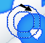 Klik på knappen Magic wand og marker indeni på dette sted