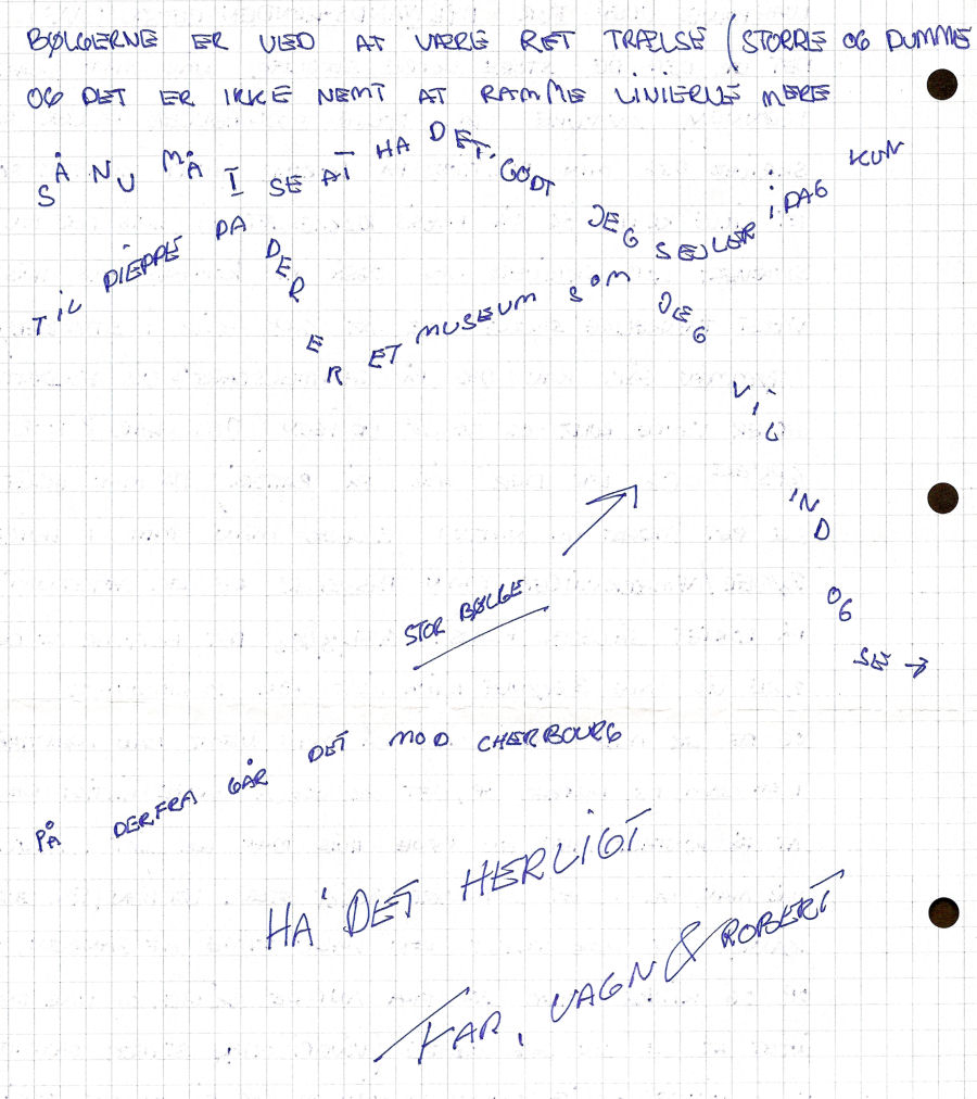 Brev sendt fra Bourlonge, side 4